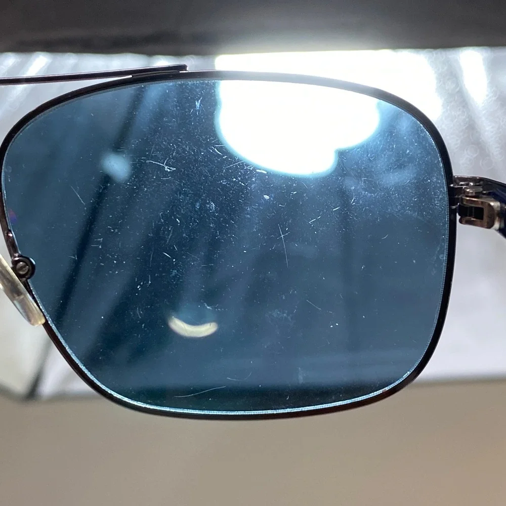 Chaps Sunglasses Mens 60mm Gunmetal CP 4002 9157/87 Aviator Double Bridge
